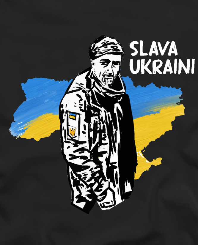 marškinėliai ukrainos herojus